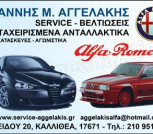 Αγγελάκης Ιωάννης - Alfa Romeo Αυτοκινήτων συνεργεία Καλλιθέα